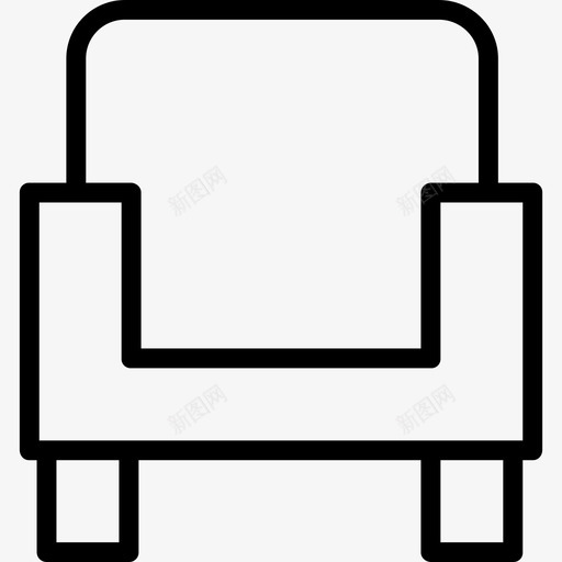 扶手椅45电影院直线型图标svg_新图网 https://ixintu.com 扶手 电影院 直线 线型