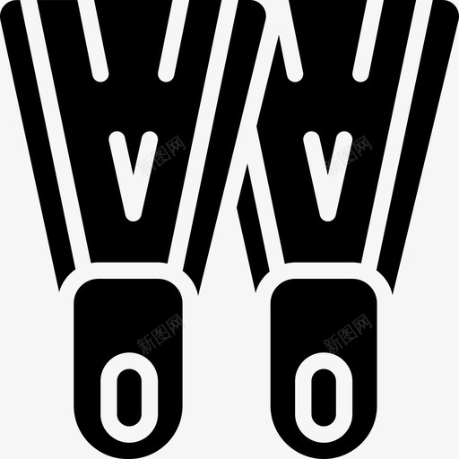 脚蹼冒险运动14填充图标svg_新图网 https://ixintu.com 冒险运动14 填充 脚蹼