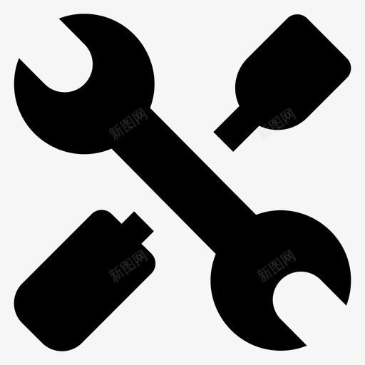 机械工具五金工具螺丝刀图标svg_新图网 https://ixintu.com 五金工具 工作工具 扳手 机械工具 用户界面材料符号图标 螺丝刀