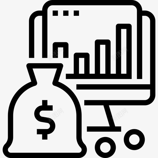 金融fintech10线性图标svg_新图网 https://ixintu.com fintech10 线性 金融