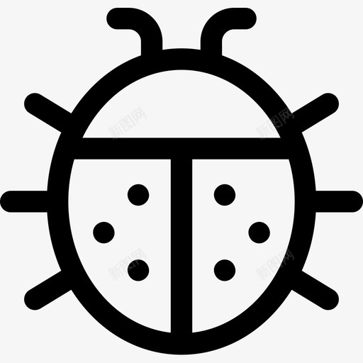 昆虫农业26直系图标svg_新图网 https://ixintu.com 农业 昆虫 直系
