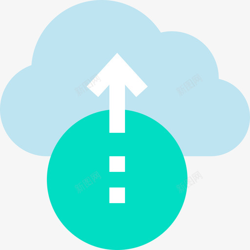云计算网络与安全2平面图标svg_新图网 https://ixintu.com 云计算 安全 平面 网络