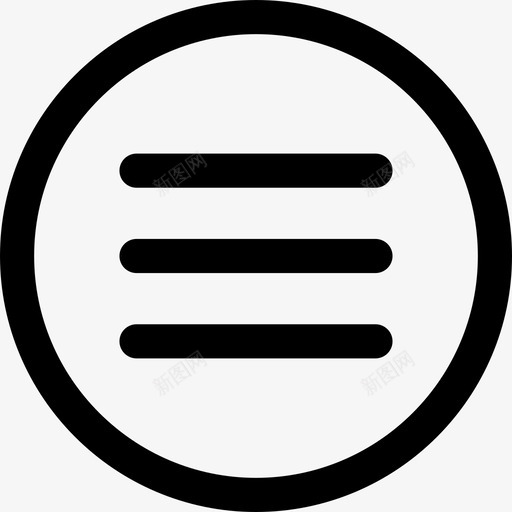 菜单必需品61线性图标svg_新图网 https://ixintu.com 必需品 线性 菜单