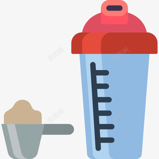 乳清饮食和营养3扁平图标svg_新图网 https://ixintu.com 乳清 扁平 饮食和营养3