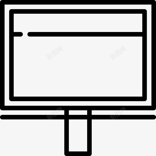 广告牌营销112线性图标svg_新图网 https://ixintu.com 广告牌 线性 营销