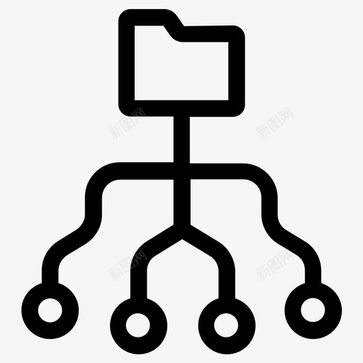 目录存档数据图标svg_新图网 https://ixintu.com 存储 存档 数据 文件夹 目录