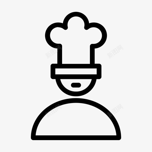 厨师阿凡达面包店图标svg_新图网 https://ixintu.com 厨师 阿凡 面包店 食物