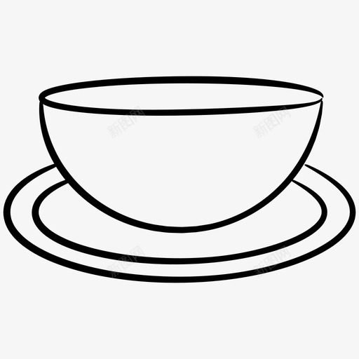 马克杯杯子咖啡店手绘图标svg_新图网 https://ixintu.com 咖啡店手绘图标 杯子 马克杯