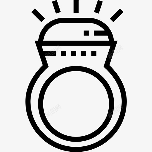 戒指嘻哈13直线型图标svg_新图网 https://ixintu.com 嘻哈 戒指 直线 线型