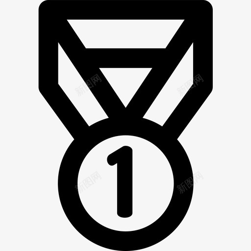 奖牌26号健身房直线型图标svg_新图网 https://ixintu.com 26号 健身房 奖牌 直线 线型