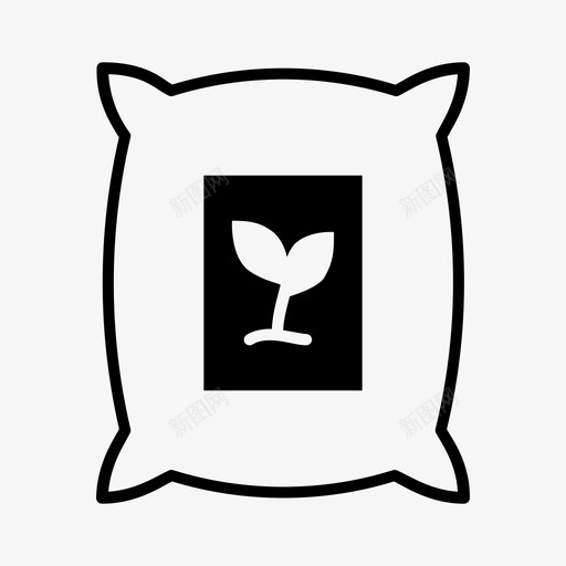 种子生态园艺图标svg_新图网 https://ixintu.com 包装 园艺 有机 植物 生态 种子