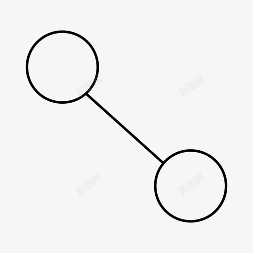 链接节点图表图标svg_新图网 https://ixintu.com 图表 节点 链接