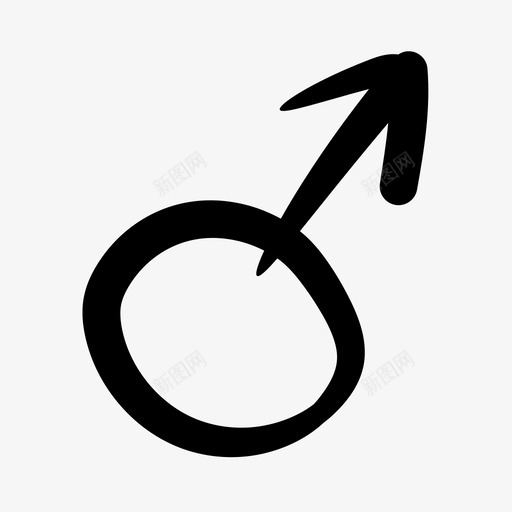 性别性别符号男性图标svg_新图网 https://ixintu.com 世界 性别 男性 符号 绘制