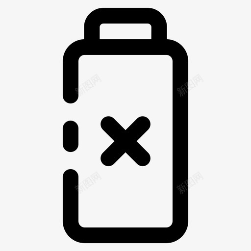 无电池无电用户界面风格独特图标svg_新图网 https://ixintu.com 无电 用户界面 电池 风格独特
