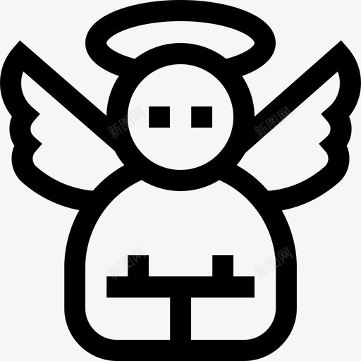 天使葬礼17直系图标svg_新图网 https://ixintu.com 天使 直系 葬礼17