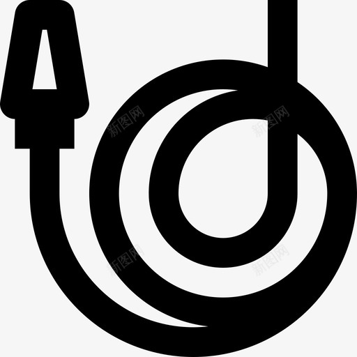 软管园艺57线性图标svg_新图网 https://ixintu.com 园艺57 线性 软管