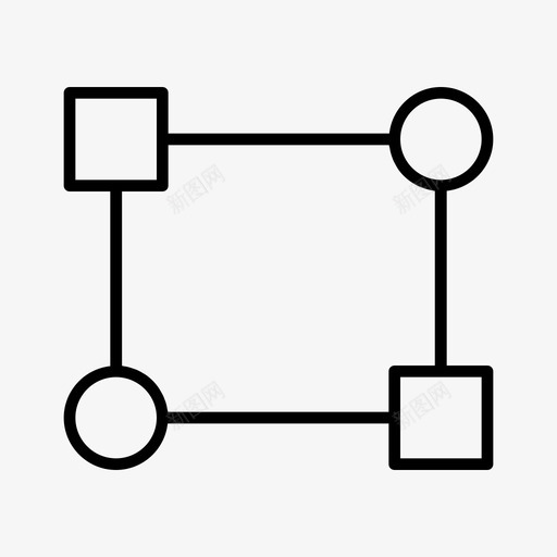 服务器连接连接链接图标svg_新图网 https://ixintu.com 关系 工作大纲 服务器连接 连接 链接