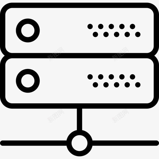 数据库mysql服务器图标svg_新图网 https://ixintu.com mysql 存储 数据库 服务器