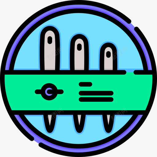 针时尚4线颜色图标svg_新图网 https://ixintu.com 时尚设计4 线颜色 针