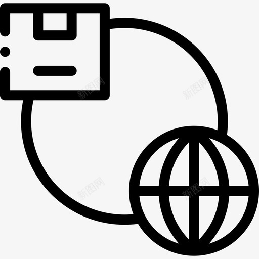 全球航运物流72直达图标svg_新图网 https://ixintu.com 全球航运 物流72 直达