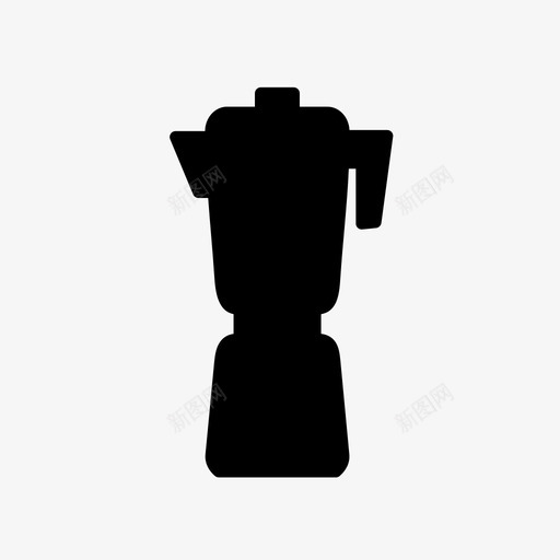 搅拌机厨师电器图标svg_新图网 https://ixintu.com 厨师 厨房设备 家具和家用电器 搅拌机 电器 电子