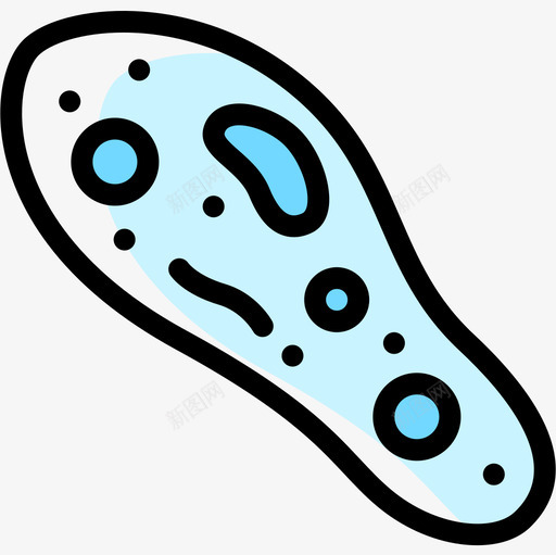 草履虫生物学10颜色缺失图标svg_新图网 https://ixintu.com 生物学10 草履虫 颜色缺失