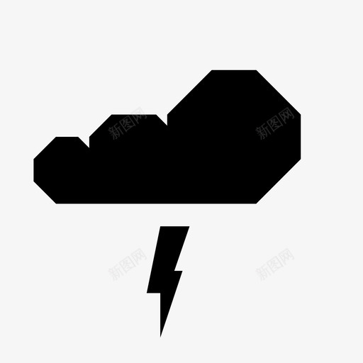 风暴气候雨水图标svg_新图网 https://ixintu.com 五角大楼 天气 气候 温度 雨水 风暴