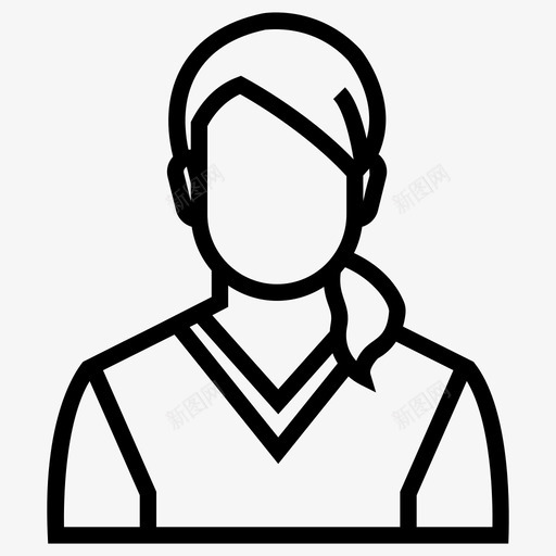 女学生弟子研究生图标svg_新图网 https://ixintu.com 在线讲座 女学生 学生 学者 弟子 教育线图标 电子书 研究生 视频教程