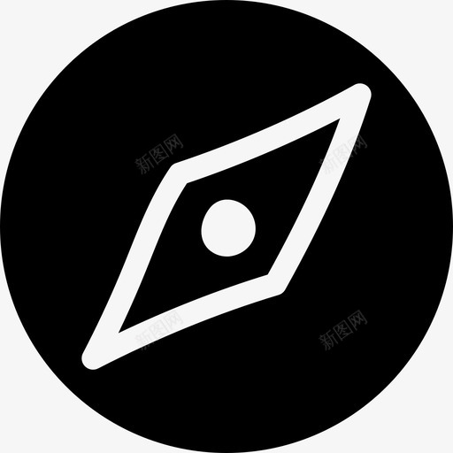 指南针方向gps图标svg_新图网 https://ixintu.com gps 地图 导航 徽章 指南针 方向 涂鸦 用户界面