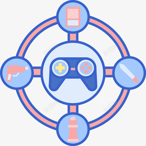 控制运动3线性颜色图标svg_新图网 https://ixintu.com 控制 线性颜色 运动3