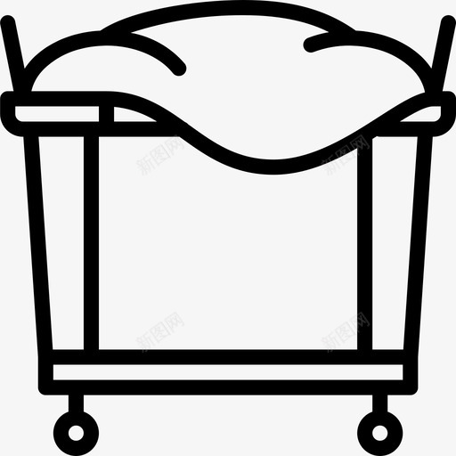 手推车洗衣房14轮廓图标svg_新图网 https://ixintu.com 手推车 洗衣房 轮廓