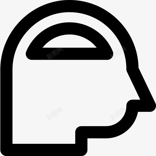 人类思维实验室线性2图标svg_新图网 https://ixintu.com 人类思维 实验室线性2