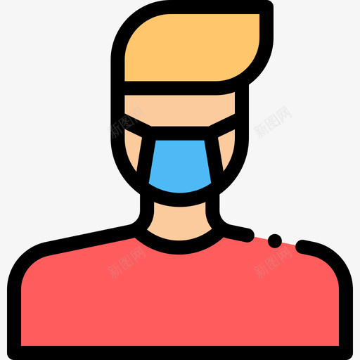 面膜过敏20线性颜色图标svg_新图网 https://ixintu.com 线性 过敏 面膜 颜色