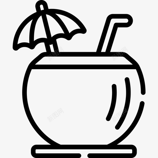 鸡尾酒会新年建议9直系图标svg_新图网 https://ixintu.com 新年建议9 直系 鸡尾酒会