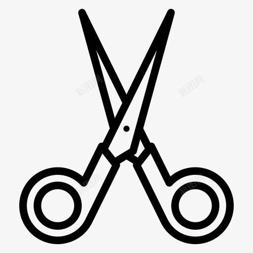 剪刀编辑裁缝图标svg_新图网 https://ixintu.com 剪刀 工具 编辑 裁缝
