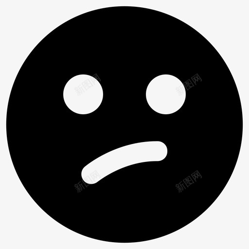 不开心烦恼失望图标svg_新图网 https://ixintu.com 不安 不开 失望 开心 微笑 烦恼
