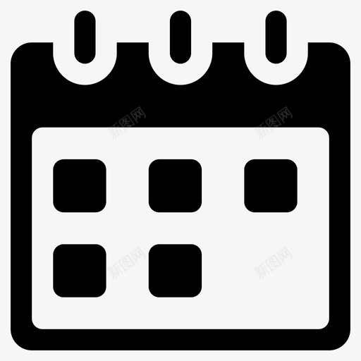 日历日记本时间表图标svg_新图网 https://ixintu.com 优化 图标 字形 年鉴 搜索引擎 日历 日记本 时间表