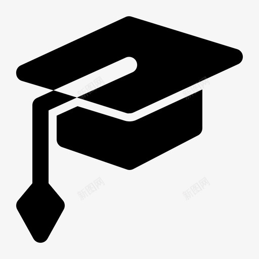 托加大学研究生图标svg_新图网 https://ixintu.com 大学 帽子 托加 教育 研究生