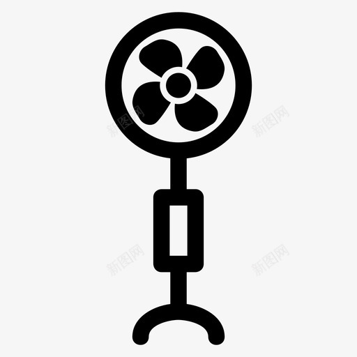 通风机空气风扇图标svg_新图网 https://ixintu.com 空气 通风 通风机 风扇