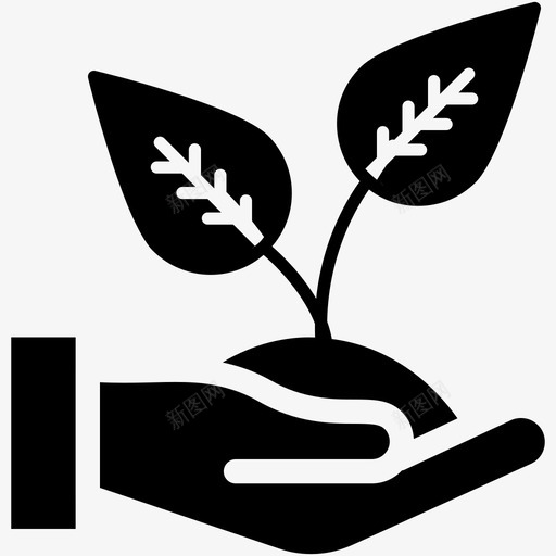 拯救植物农业生态图标svg_新图网 https://ixintu.com 农业 图标 拯救 树木 植物 生态 符号 自然 表情