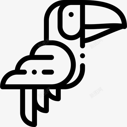 Toucan巴西狂欢节12直系图标svg_新图网 https://ixintu.com Toucan 巴西 狂欢节 直系