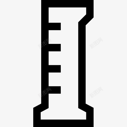 试管化学31线性图标svg_新图网 https://ixintu.com 化学 线性 试管