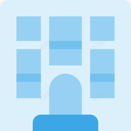 办公楼建筑物和房地产2平图标svg_新图网 https://ixintu.com 办公楼 建筑物 房地产