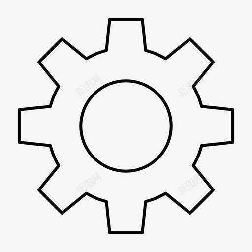 设置档位设置细线图标svg_新图网 https://ixintu.com 档位 细线 设置