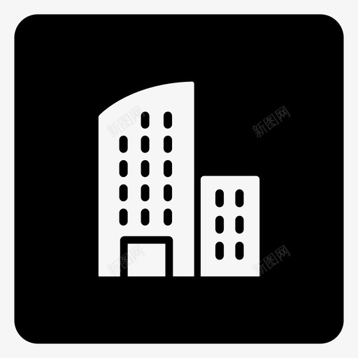 公司建筑商业图标svg_新图网 https://ixintu.com 公司 商业 商业广场 建筑 组织