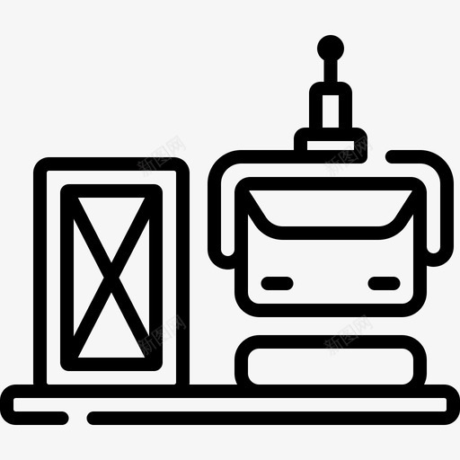 输送机物流75线性图标svg_新图网 https://ixintu.com 物流 线性 输送机