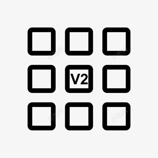 九宫格控件V2svg_新图网 https://ixintu.com 九宫格控件V2