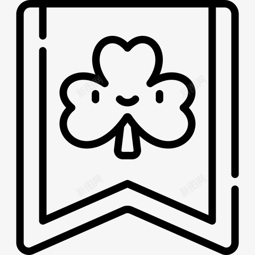 国旗圣帕特里克节第9天直线图标svg_新图网 https://ixintu.com 9天 国旗 帕特 帕特里 直线 里克