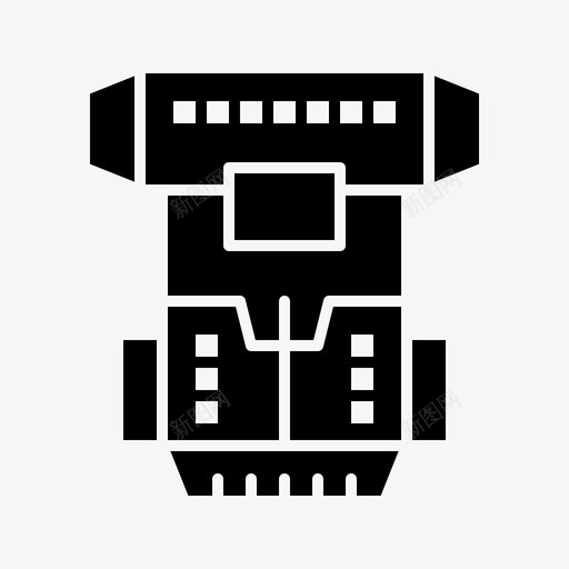 盒子腔室低温图标svg_新图网 https://ixintu.com 低温 冷冻 冷冻疗法 太空探索和下一个大东西固体雕刻 盒子 腔室