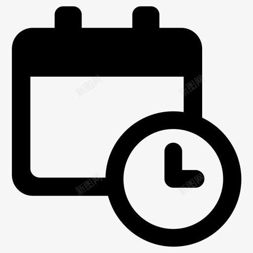 日程安排约会预约图标svg_新图网 https://ixintu.com 日期 日程安排 活动 约会 预约